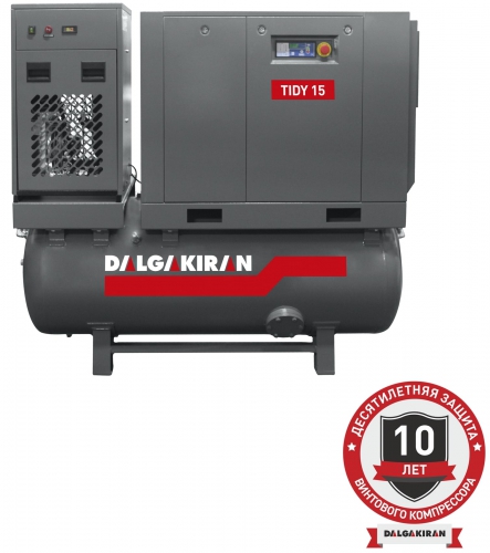 Винтовой компрессор Dalgakiran Tidy 15-14,5 500D (Compact)